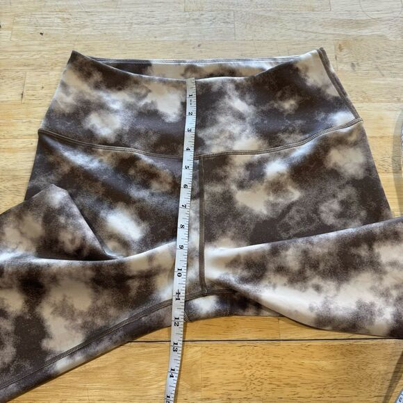 TAN + LINES Sivan Ayla Temescal Cyn Cocoa Clouds Leggings Large Brown PRISTINE - Picture 8 of 12